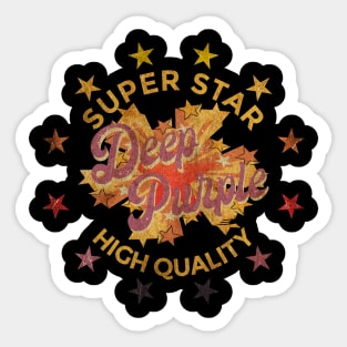 SUPER STAR - Deep Purple Sticker